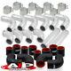 12pc Universal 2.5 Intercooler Piping Kit +t-bolt Clamps + Blk Silicone Coupler