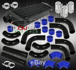 12 Piece 2.5 Piping Kit + Turbo Fmic Front Mount Intercooler + Couplers + Clamp