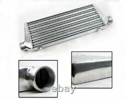 17.7x12x3 Aluminum Tube Front Mount Intercooler Inlet Outlet 3