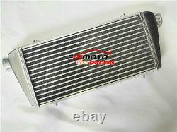 24.5x10x2 Front Mount UNIVERSAL ALUMINUM TURBO INTERCOOLER 2.25 IN/OUTLET
