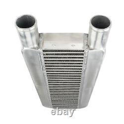 24x11x3 Front Mount Same Side Aluminum Turbo Intercooler 2.5'' Inlet & Outlet