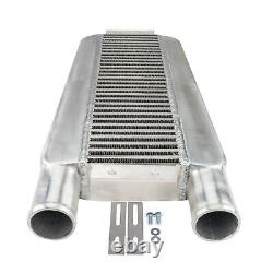 24x11x3 Front Mount Same Side Aluminum Turbo Intercooler 2.5'' Inlet & Outlet