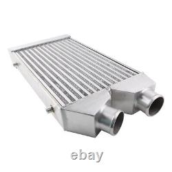 25x11x3'' Inlet/Outlet Front Mount Turbo Universal Intercooler Aluminum 2.5'