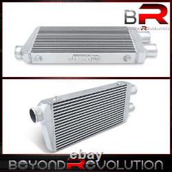 2-1 Inlet/Outlet Drift FMIC Front Mount Intercooler 32.5X11.75X3 For GTO G5