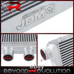 2-1 Inlet/Outlet Drift FMIC Front Mount Intercooler 32.5X11.75X3 For GTO G5