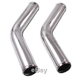 2.5 64mm UNIVERSAL ALLOY TURBO FRONT MOUNT INTERCOOLER Piping PIPE KIT neuf