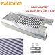 2.5'' I/o 24x11x3 Front Mount Same Side Turbo Intercooler Aluminum Plate Type