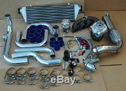 2.5'' Inlet Civic Integra Bolt on Turbo KIT Front Mount Intercooler+ Piping SSQV