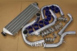 2.5'' Inlet Civic Integra Bolt on Turbo KIT Front Mount Intercooler+ Piping SSQV