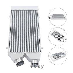 2.5 Inlet/Outlet Front Mount Intercooler Universal Aluminum for Turbo Charger