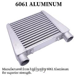 2.5 Inlet & Outlet Universal Turbo Front Mount Alumiunum Intercooler 17X13X3