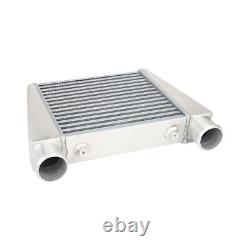 2.5 Inlet & Outlet Universal Turbo Front Mount Alumiunum Intercooler 17X13X3