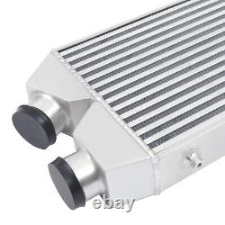 2.5inch Aluminum Intercooler Front Mount Inlet & Outlet Same One Side Universal