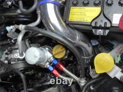 30x11x3 Front Mount Intercooler Intake Kit For 2014+ Subaru WRX FA20DIT Black