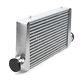 3 Inlet&outlet Universal Turbo Front Mount Alumiunum Intercooler 25x12x3