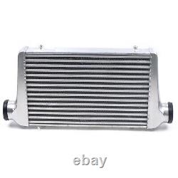 3 Inlet & Outlet Universal Turbo Front Mount Alumiunum Intercooler 25X12X3