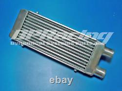 450 x 180 x 65mm SAME SIDE FRONT MOUNT TURBO ALUMINUM INTERCOOLER IN/OUTLET 2.5