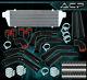 8 Piece Piping Kit + Turbo Fmic Front Mount Intercooler +silicone Coupler Black