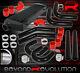8 Piece Piping Kit + Turbo Fmic Front Mount Intercooler + Silicone Couplers Kit