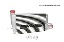 AMS Front Mount Intercooler withModular Cast End Tanks And Logo for 08-15 Evo X