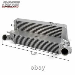 Aluminum Front Mount Intercooler Fit For 15-19 Ford Mustang 2.3L EcoBoost