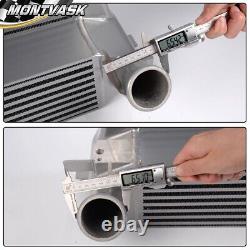 Aluminum Front Mount Intercooler Silver Fit For 15-17 Ford Mustang 2.3L EcoBoost
