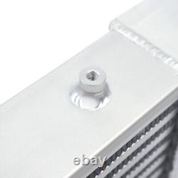 Aluminum Intercooler Front Mount 2.5 Inlet & Outlet Same One Side Universal