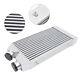 Aluminum Intercooler Front Mount 2.5 Inlet & Outlet Kit Same One Side Universal