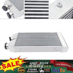 Aluminum Intercooler Front Mount 2.5 Inlet & Outlet kIT Same One Side Universal