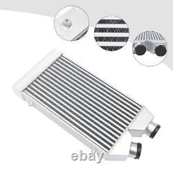 Aluminum Intercooler Front Mount 2.5 Inlet & Outlet kIT Same One Side Universal