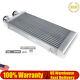 Aluminum Polished 3 I/o One Side Front Mount Intercooler 31x13x3 Overallszie