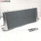 Aluminum Polished 3 I/o One Side Front Mount Intercooler Overallszie 31x13x3