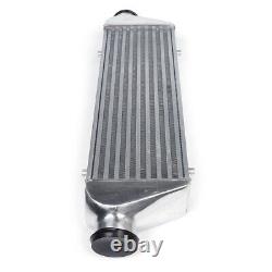 Aluminum Polished Tube & Fin Intercooler 27X9X4 3inch Inlet &Outlet Universal