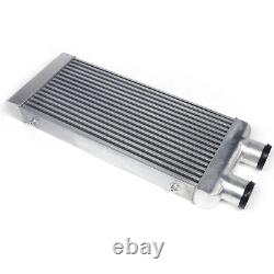 Aluminum Polished Tube & Fin Intercooler Front Mount 3 I/O Overall 31X13X3