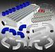 Aluminum Turbo 27.5x2.7x7 Front Mount Intercooler + 12pc 64mm Piping Pipe Kit