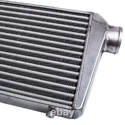Aluminum Universal Front Mount Intercooler Tube & Fin 24x12x3 3'' In/outlet