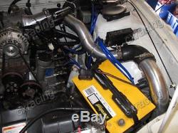 CXRacing Front Mount Intercooler Kit + BOV + Intake For 86-91 Mazda RX7 RX-7 FC