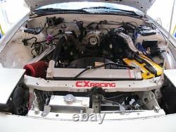 CXRacing Front Mount Intercooler Kit + Intake For 86-91 Mazda RX7 RX-7 FC