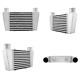 Cxracing Universal Front V-mount Intercooler 15.25x9.5x3 2.5 Inlet Outlet