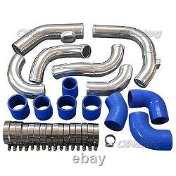CX Front Mount Intercooler Piping Intake Pipe Kit For 2010+ Chevrolet Cruze Blue