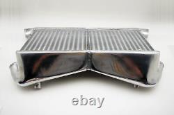 Car Front Mount Intercooler DUAL Core For TWIN TURBO 60mm Inlet RARE