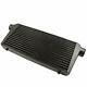 For Universal Alloy Intercooler 3 Inch In/outlet 600 X 300 X 76 Black