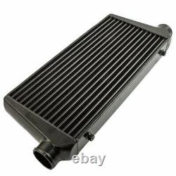 FOR UNIVERSAL ALLOY INTERCOOLER 3 inch IN/OUTLET 600 x 300 x 76 BLACK