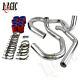 Fits 98-05 Jetta Golf 1.8t Bolt On Front Mount Intercooler Piping Kit Red Hose
