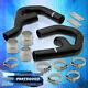For 06-10 Volkswagen Gti Mkv 2.0t Turbo Intercooler Piping Kit With Black Couplers