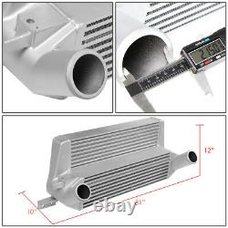 For 15-19 Ford Mustang 2.3l Ecoboost Stepped Bar & Plate Front Mount Intercooler