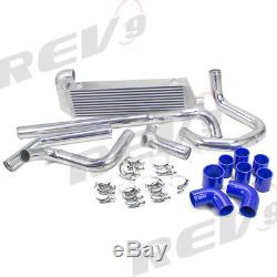 For Acura RSX DC5 2002-06 Rev9 Bolt-On Front Mount Intercooler Kit Piping 400HP