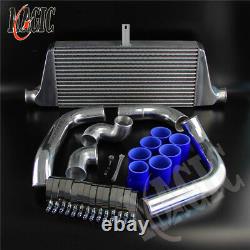 For Toyota Chaser Mark II JZX100 JZX90 FMIC Front Mount Intercooler Kit Blue