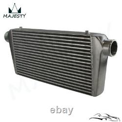 For Universal Turbo Aluminum Intercooler 600x300x76 mm Front Mount 3 In/outlet