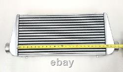 Front Mount Aluminum Tube & Fin Intake Intercooler FMIC 31X12X4, 3 I/O